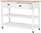 Beliani NAVARINO - Keukentrolley - Wit - MDF