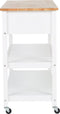 Beliani NAVARINO - Keukentrolley - Wit - MDF