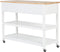 Beliani NAVARINO - Keukentrolley - Wit - MDF