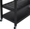Beliani NAVARINO - Keukentrolley - Zwart - MDF