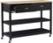 Beliani NAVARINO - Keukentrolley - Zwart - MDF