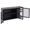 Beliani NEWPORT - Sideboard - Zwart - Staal