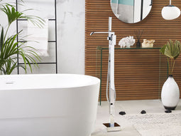 Beliani NIAGARA - Doucheset - Zilver - Messing