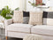 Beliani NICAEA - Sierkussen set van 2 - Beige - 45 x 45 cm - Katoen