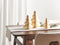 Beliani NILGIRI - Kerstfiguren set van 3 - Beige - Papier