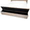 Beliani NOYERS - Bed met opbergruimte - Beige - 160 x 200 cm - Fluweel