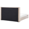 Beliani NOYERS - Bed met opbergruimte - Beige - 180 x 200 cm - Fluweel