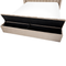 Beliani NOYERS - Bed met opbergruimte - Beige - 180 x 200 cm - Fluweel