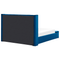 Beliani NOYERS - Bed met opbergruimte - Blauw - 160 x 200 cm - Fluweel