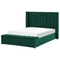 Beliani NOYERS - Bed met opbergruimte - Groen - 140 x 200 cm - Fluweel
