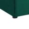 Beliani NOYERS - Bed met opbergruimte - Groen - 140 x 200 cm - Fluweel