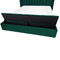 Beliani NOYERS - Bed met opbergruimte - Groen - 160 x 200 cm - Fluweel
