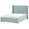 Beliani NOYERS - Bed met opbergruimte - Mintgroen - 140 x 200 cm - Fluweel