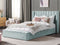 Beliani NOYERS - Bed met opbergruimte - Mintgroen - 180 x 200 cm - Fluweel