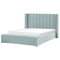 Beliani NOYERS - Bed met opbergruimte - Mintgroen - 180 x 200 cm - Fluweel