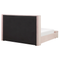 Beliani NOYERS - Bed met opbergruimte - Roze - 160 x 200 cm - Fluweel