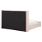 Beliani NOYERS - Bed met opbergruimte - Roze - 180 x 200 cm - Fluweel