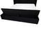 Beliani NOYERS - Bed met opbergruimte - Zwart - 180 x 200 cm - Fluweel