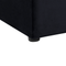 Beliani NOYERS - Bed met opbergruimte - Zwart - 180 x 200 cm - Fluweel