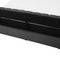 Beliani NOYERS - Tweepersoonsbed - Grijs - 140 x 200 cm - Fluweel