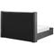 Beliani NOYERS - Tweepersoonsbed - Grijs - 180 x 200 cm - Fluweel