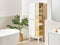 Beliani NUBES - Badkamerkast - Lichthout/Wit - MDF