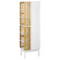 Beliani NUBES - Badkamerkast - Lichthout/Wit - MDF