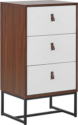 Beliani NUEVA - Commode - Donkere houtkleur - MDF