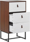 Beliani NUEVA - Commode - Donkere houtkleur - MDF