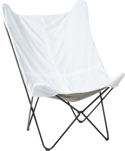 Beliani NYBRO - Armchair - Wit - Fluweel