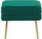 Beliani ODESSA - Hocker - groen - Fluweel