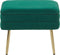 Beliani ODESSA - Hocker - groen - Fluweel
