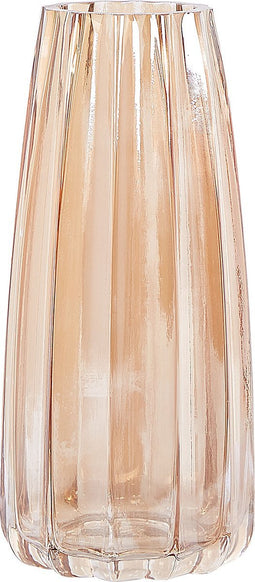Beliani OKTONIA - Decoratieve vaas - Oranje - Glas