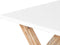 Beliani OLBIA - Tuintafel - Wit - Vezelcement
