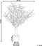 Beliani OLIVE TREE - Kunstplant - groen - Kunststof