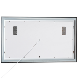 Beliani ONLAY - Badkamerspiegel met LED - Zilver - Aluminium