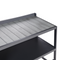 Beliani ORTISEI - Buitenkeuken set - Grijs - 3-delig - Aluminium