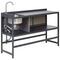 Beliani ORTISEI - Buitenkeuken set - Grijs - 3-delig - Aluminium