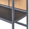 Beliani ORTISEI - Buitenkeuken set - Grijs/Licht hout - 3-delig - Aluminium