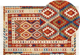 Beliani OSHAKAN - Rug - Multicolor - Wol