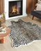 Beliani OSSA - Vloerkleed - Beige/Zwart - 130 x 170 cm - Polyester
