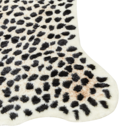Beliani OSSA - Vloerkleed - Beige/Zwart - 150 x 200 cm - Polyester