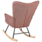 Beliani OULU - Schommelstoel - Roze - Polyester