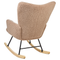 Beliani OULU - Schommelstoel - Zandbeige - Bouclé