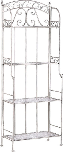 Beliani PADUA - Tuinkast - Wit - IJzer