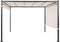 Beliani PARGA - Tuinpaviljoen - Beige - Staal
