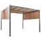 Beliani PARGA - Tuinpaviljoen - Bruin - Polyester