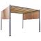 Beliani PARGA - Tuinpaviljoen - Bruin - Polyester