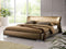 Beliani PARIS - Waterbed - goud - Leer