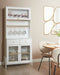 Beliani PARLIN - Vitrinekast - Wit - Hout